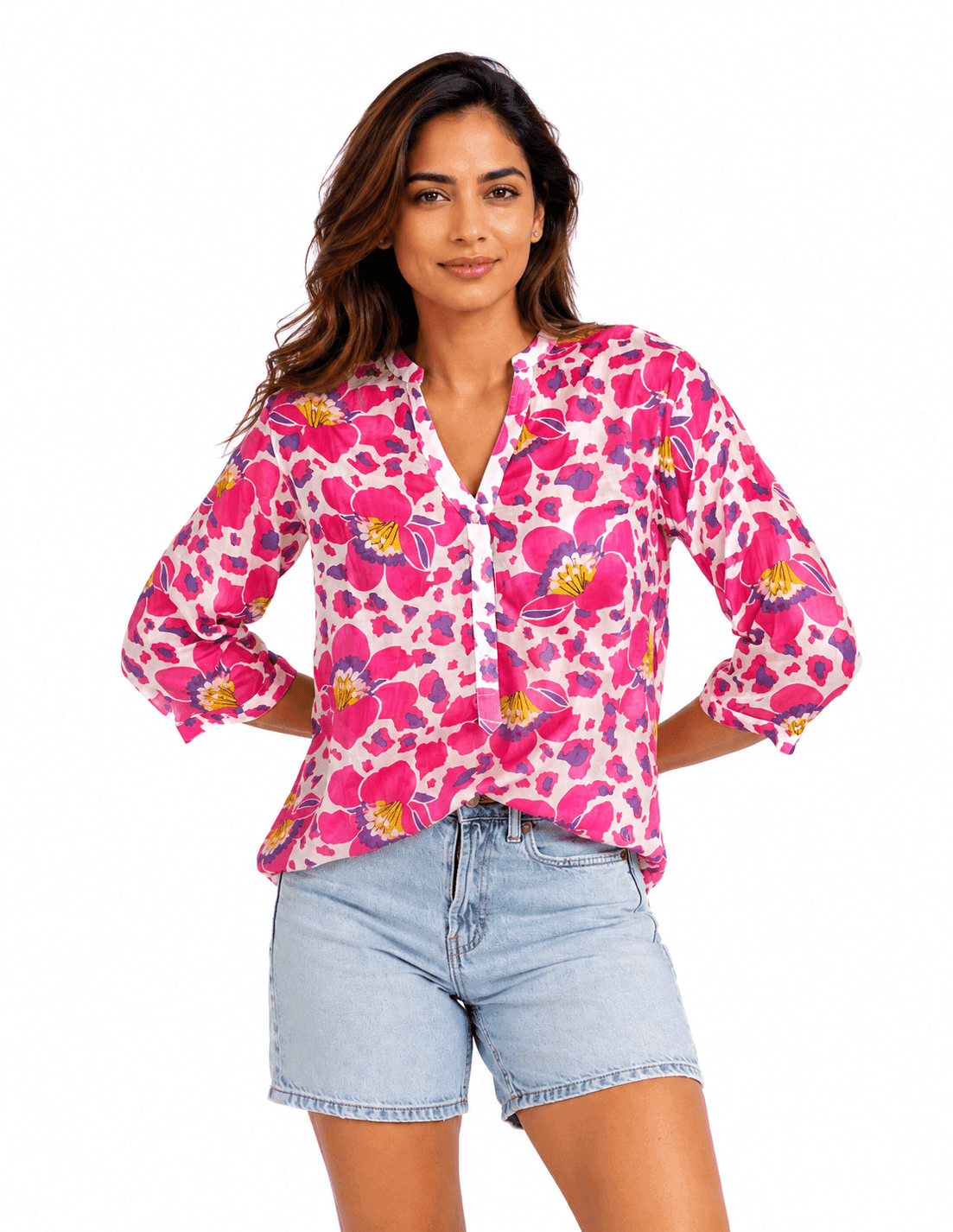 Petales Rose Cotton Tunic