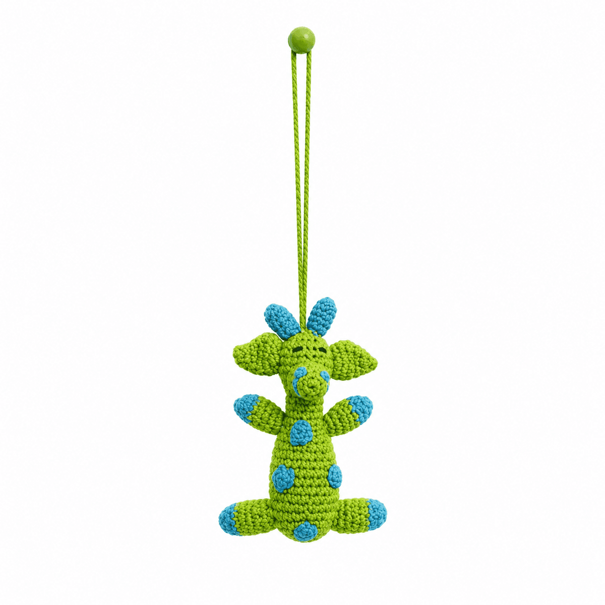 Handcrafted Crochet Giraffe Magnet Bag Charm