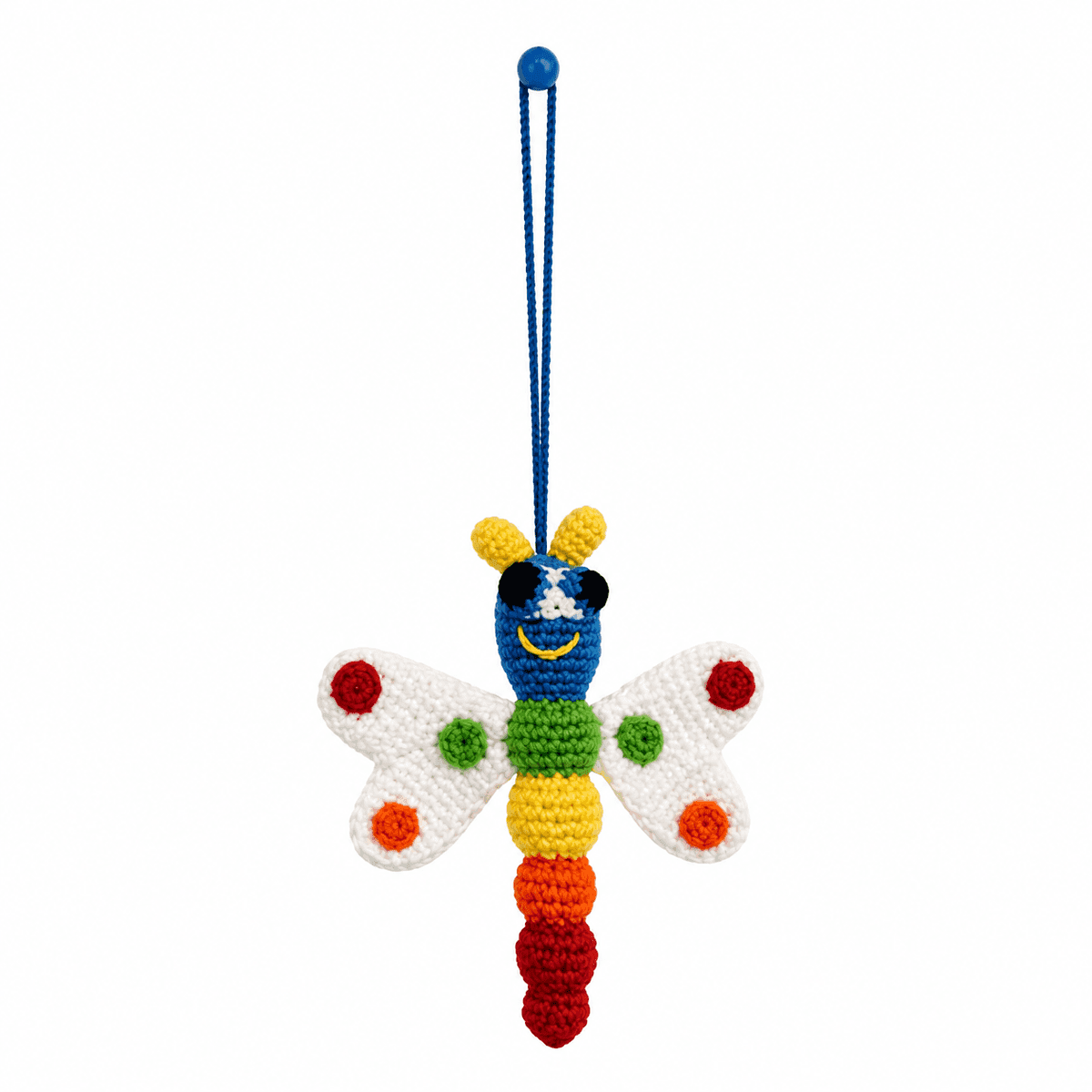Crochet Butterfly Bag Charm