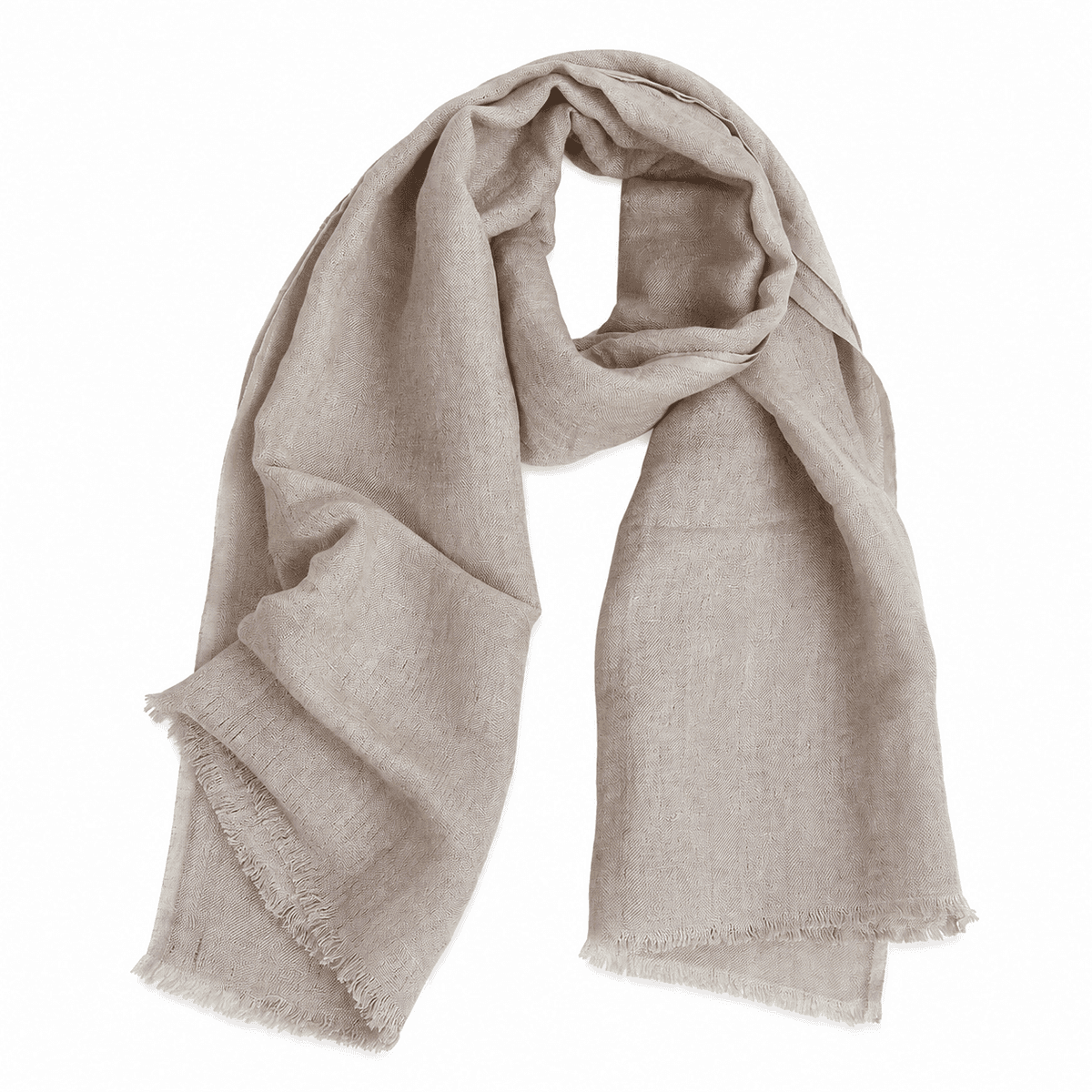 Handwoven Linen-Viscose Scarf