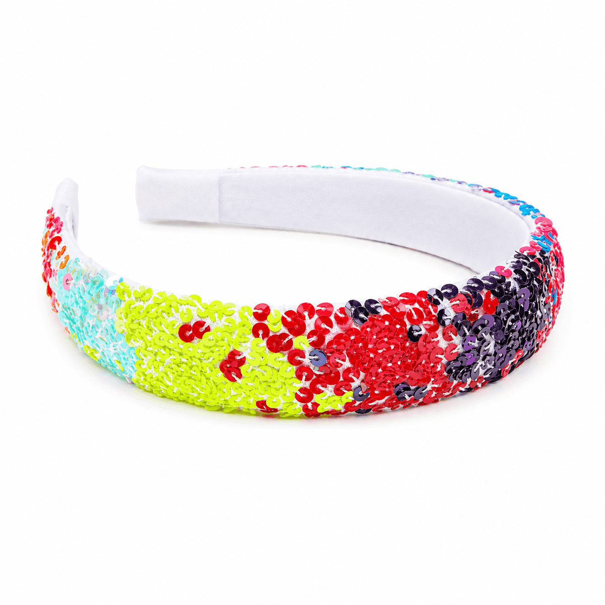 Prismara Hand-Embroidered Sequin Luxury Headband