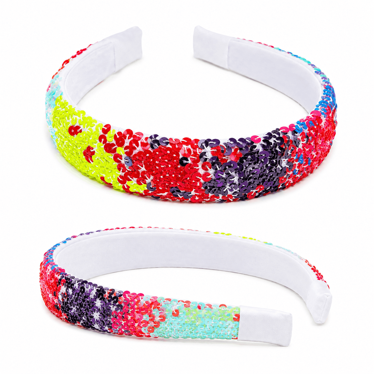 Prismara Hand-Embroidered Sequin Luxury Headband