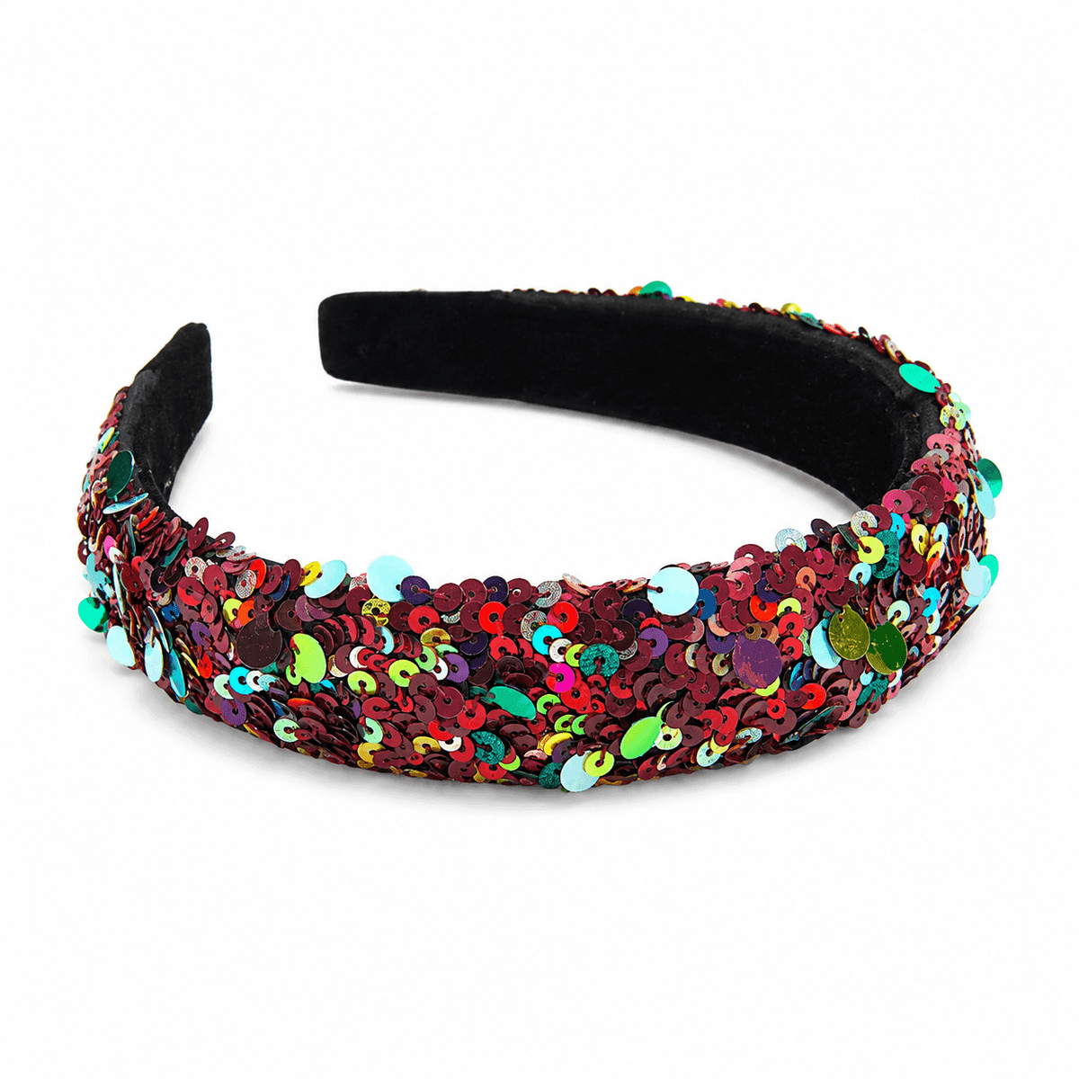Sangria Spectrum Sequin Headband