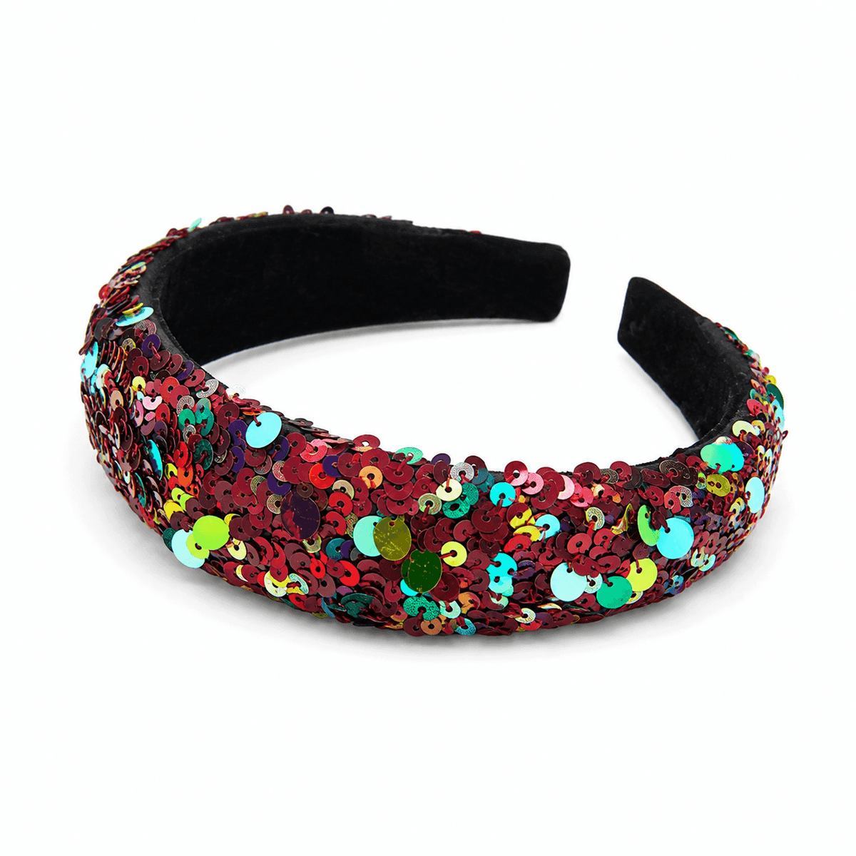 Sangria Spectrum Sequin Headband