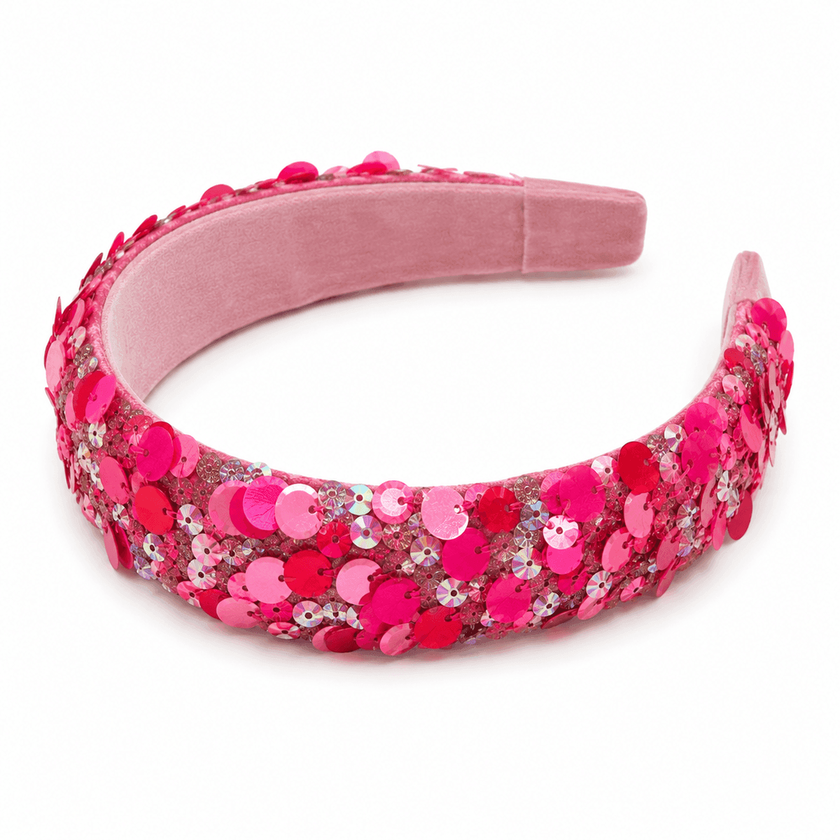 Rosé Bloom Sequin Headband