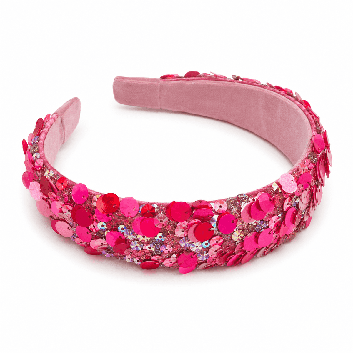 Rosé Bloom Sequin Headband