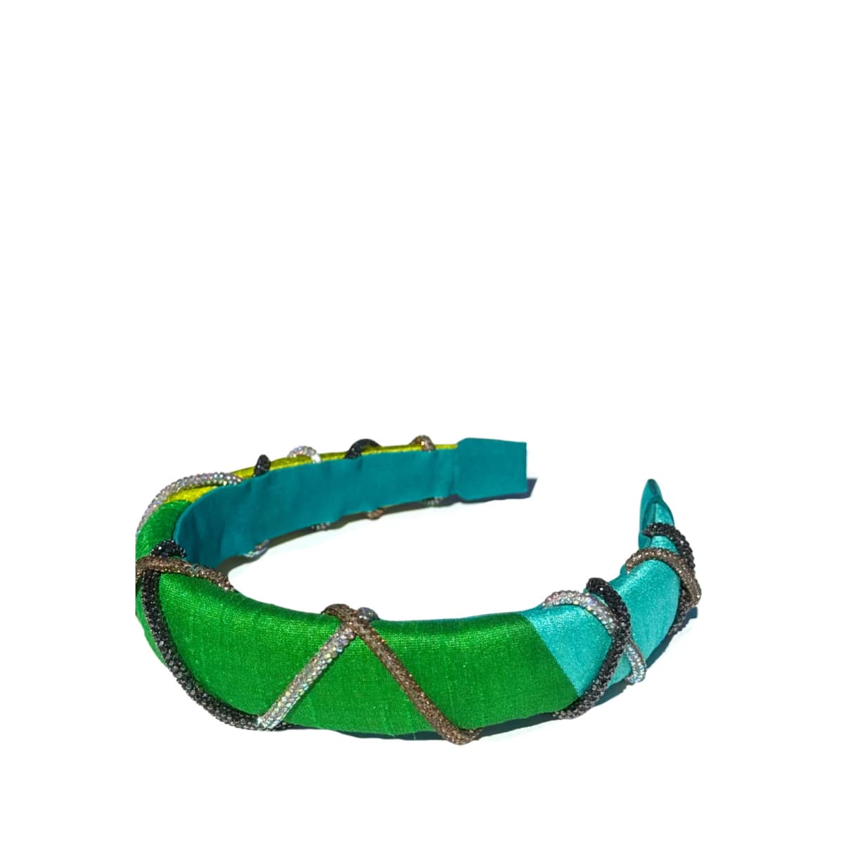 Luxe Keylime Spiral Satin Headband
