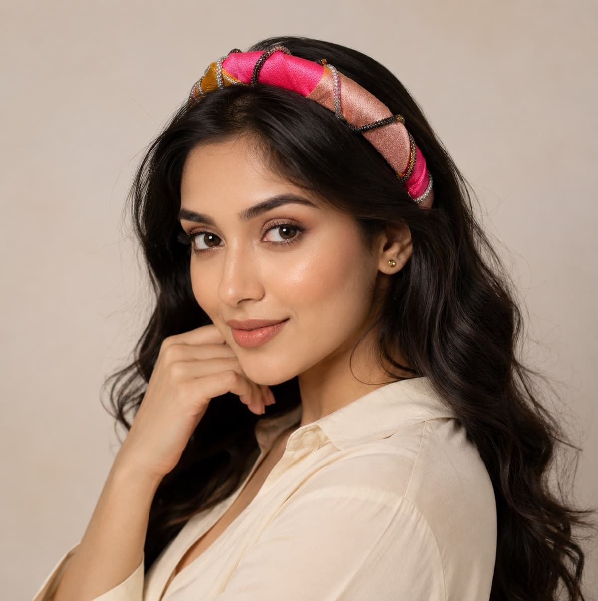 Riviera Blush Luxe Headband