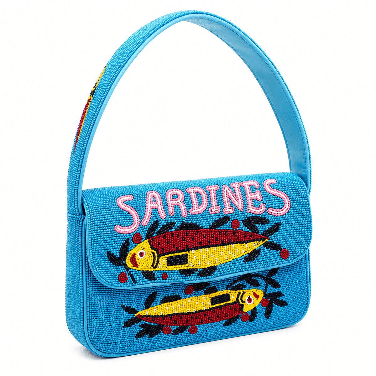 Sardine Sea Beaded Handbag