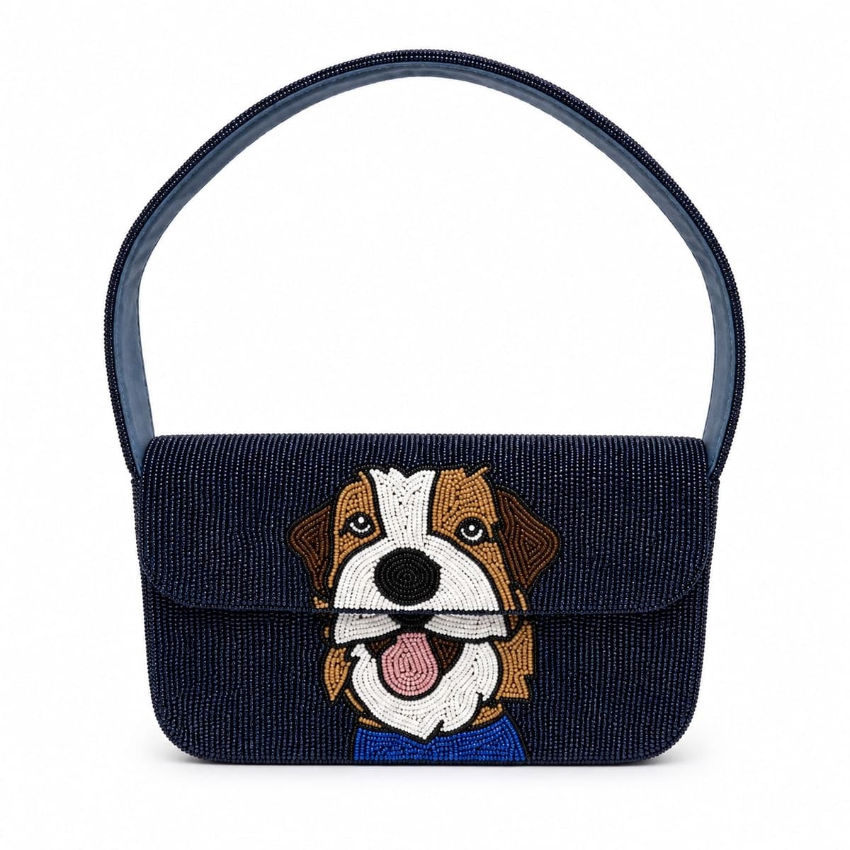 Loyal Companion Beaded Handbag