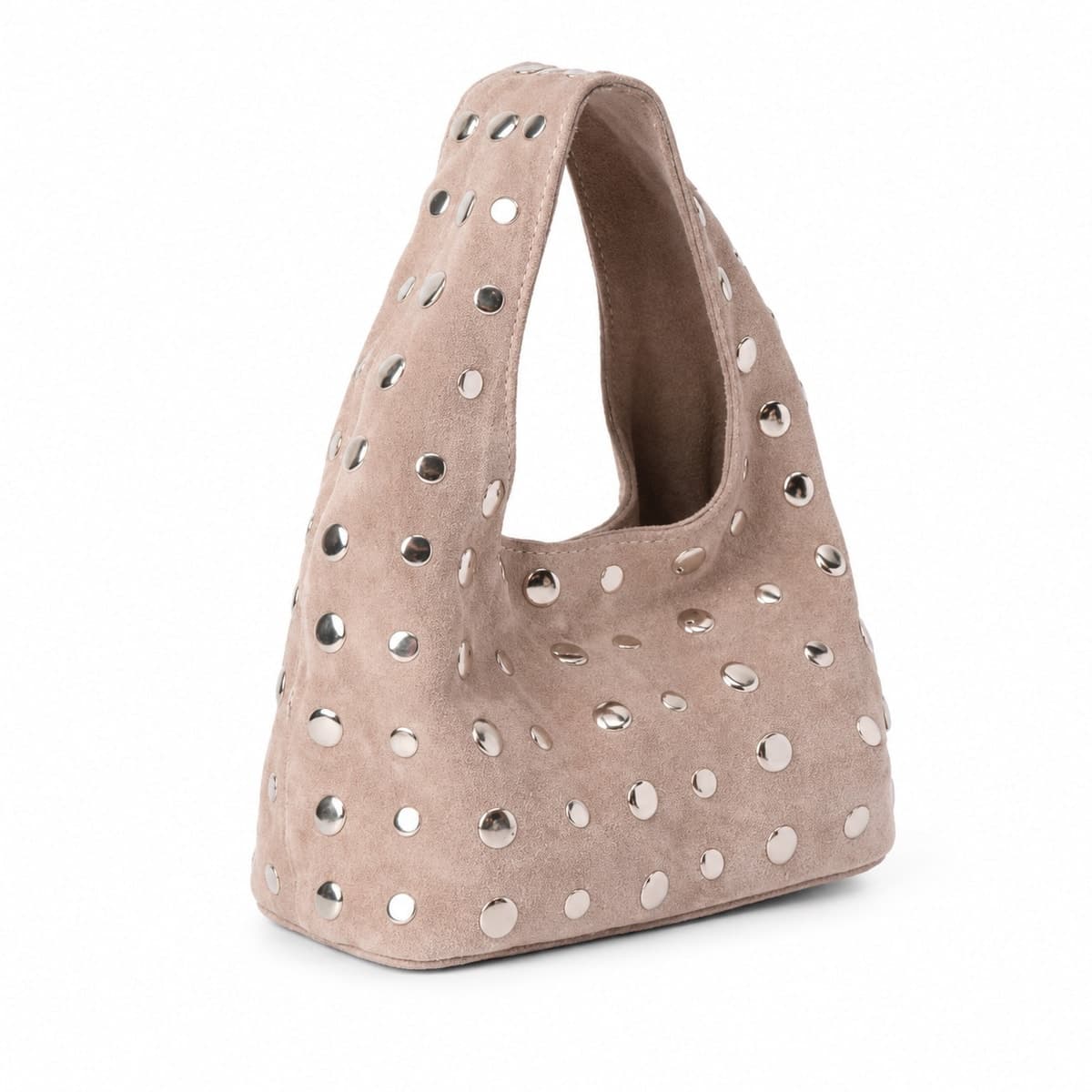 Icon Mini Studded Suede Leather Bag