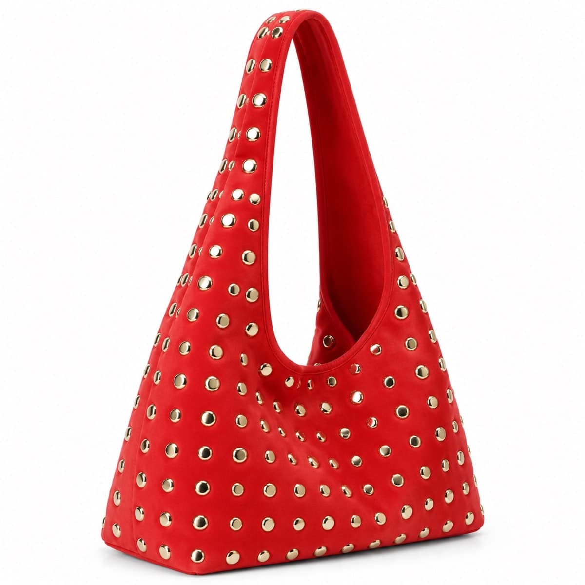Icon Midi Studded Suede Leather Bag
