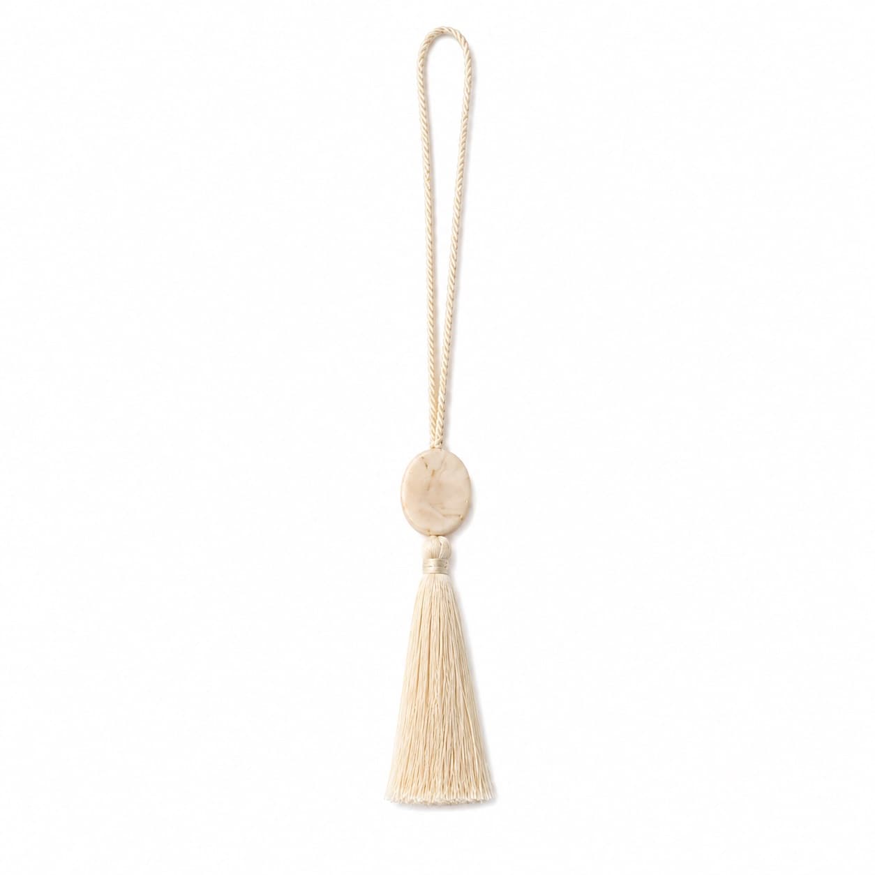 Ivory Pearl Tassel Pendant Necklace