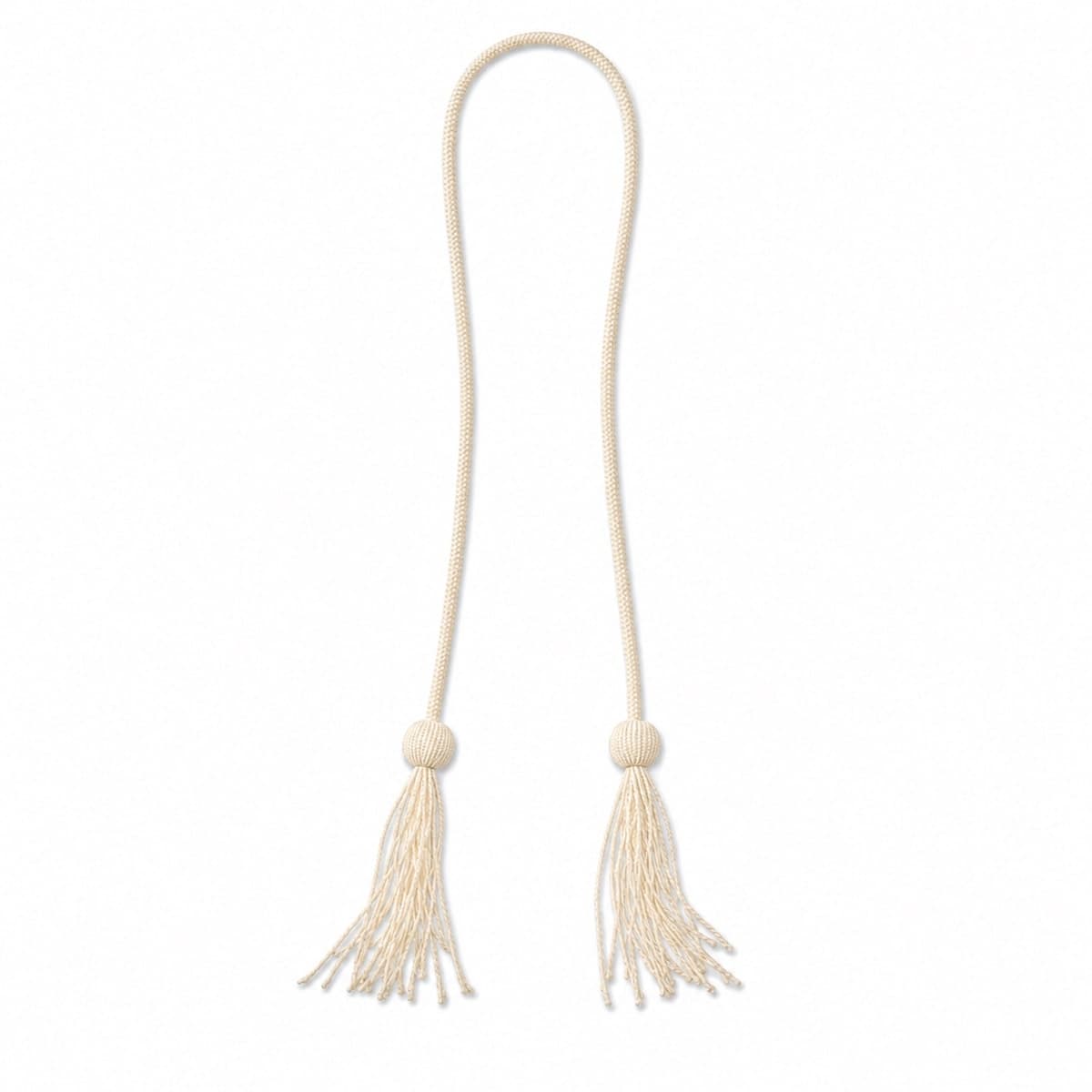 Ivory Cascade Tassel Necklace