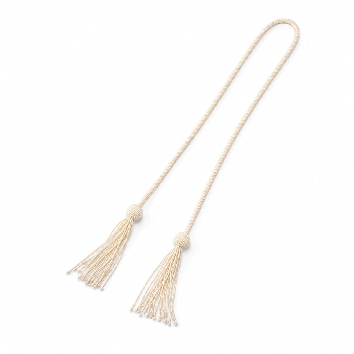 Ivory Cascade Tassel Necklace