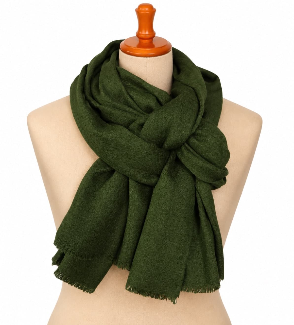 Teal Green Luxe Woven Scarf