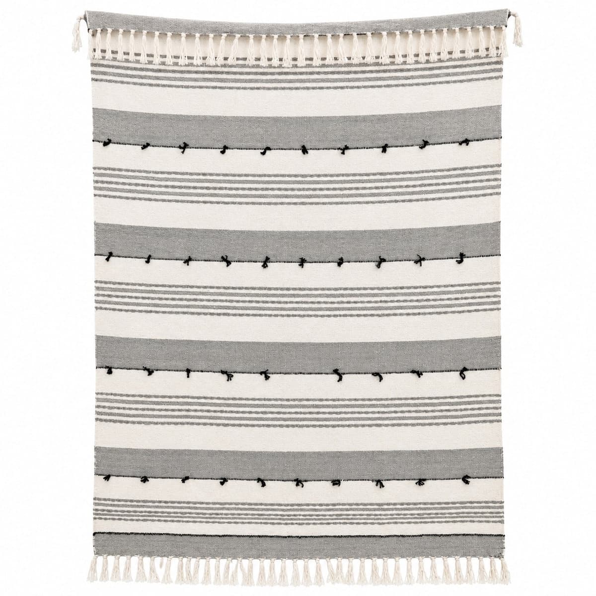 Heritage Stripe Cotton Woven Throw