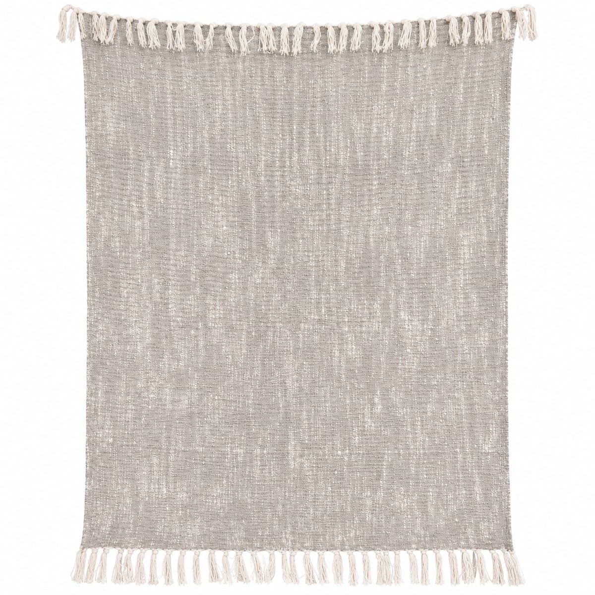 Natural Weave Cotton Throw