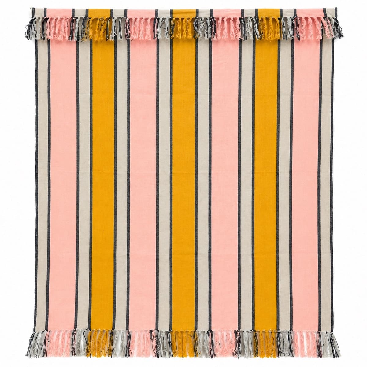 Blush Harvest Cotton Throw