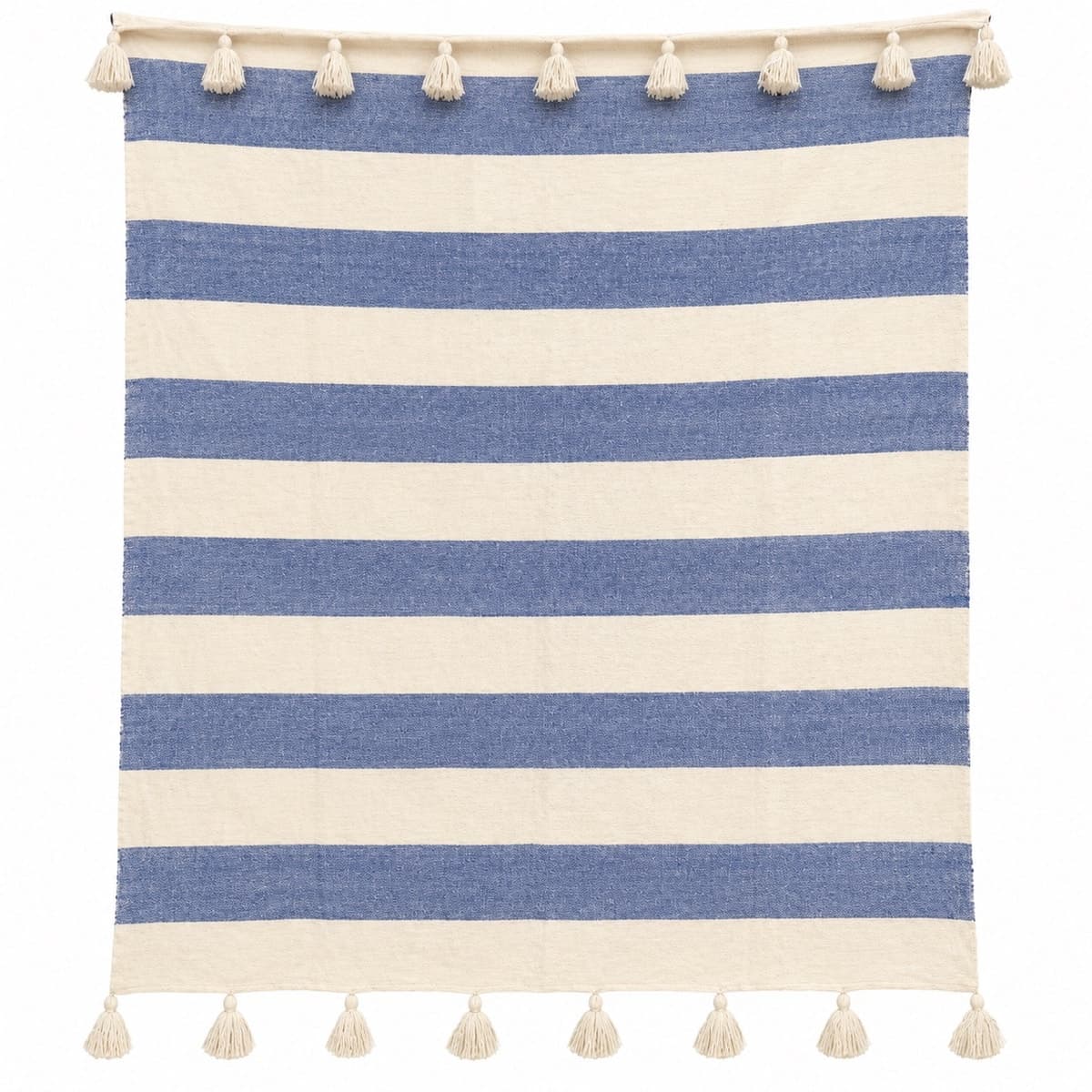 Coastal Blue Cotton Throw