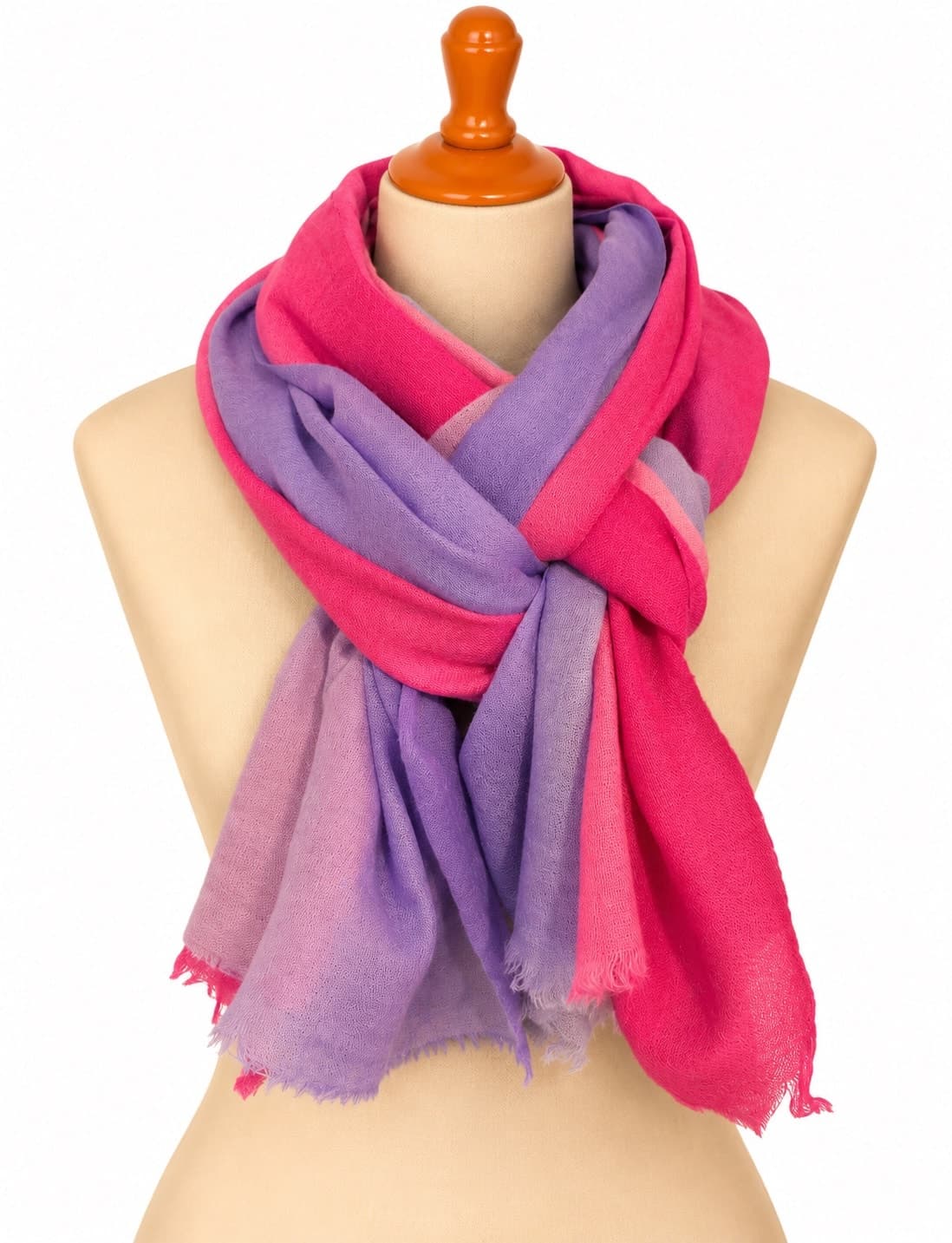 Azure Mist Merino Silk Scarf