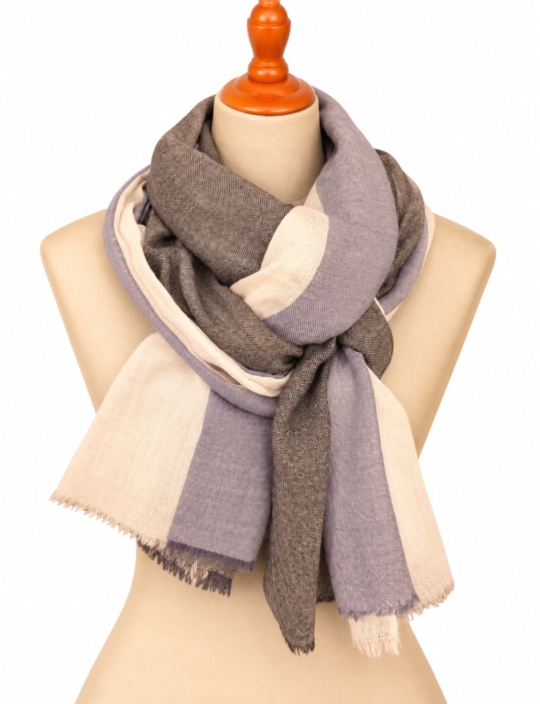 Azure Mist Merino Silk Scarf