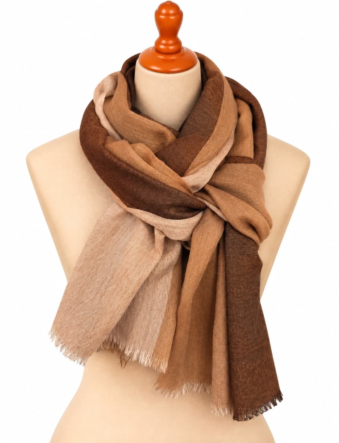 Azure Mist Merino Silk Scarf