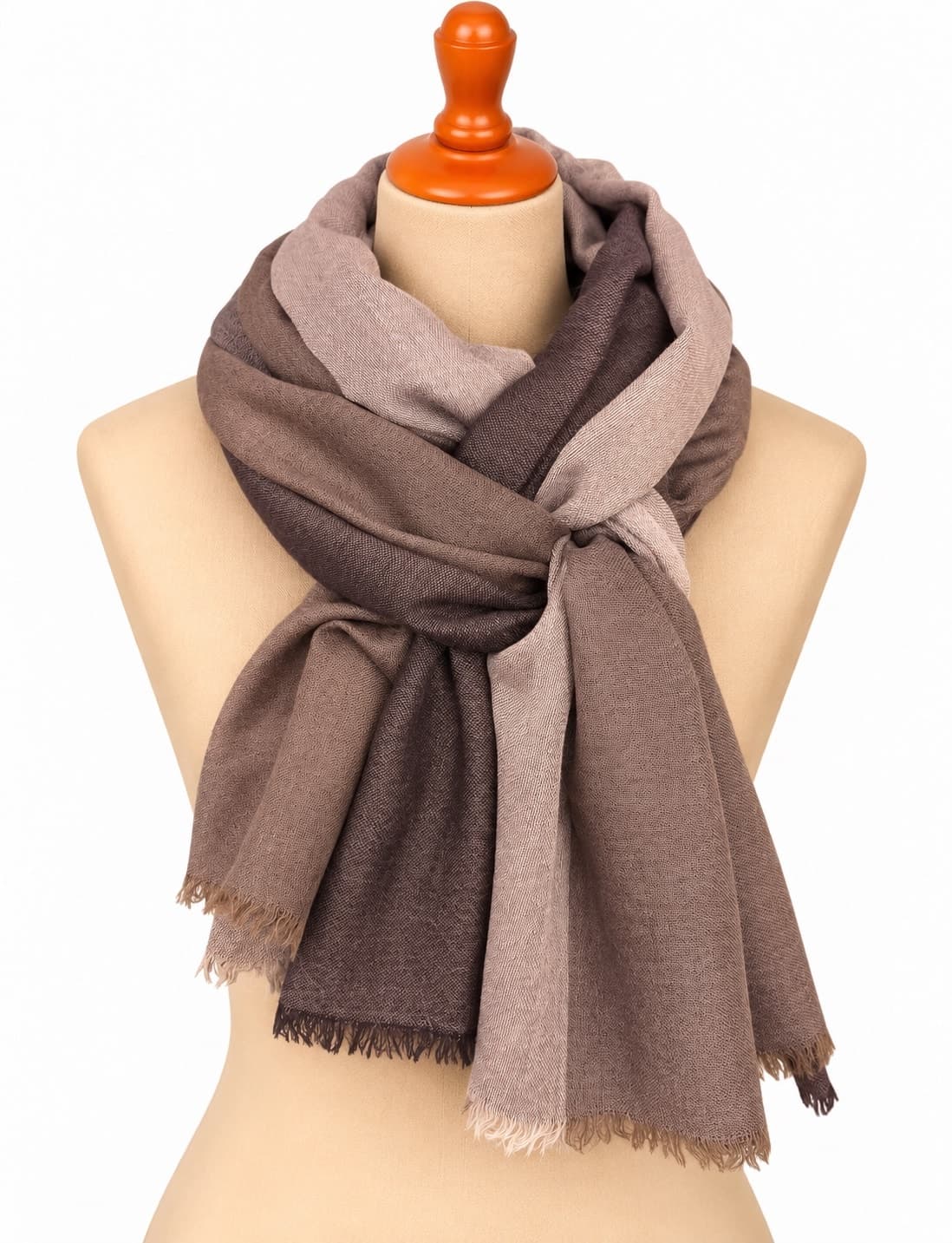 Azure Mist Merino Silk Scarf
