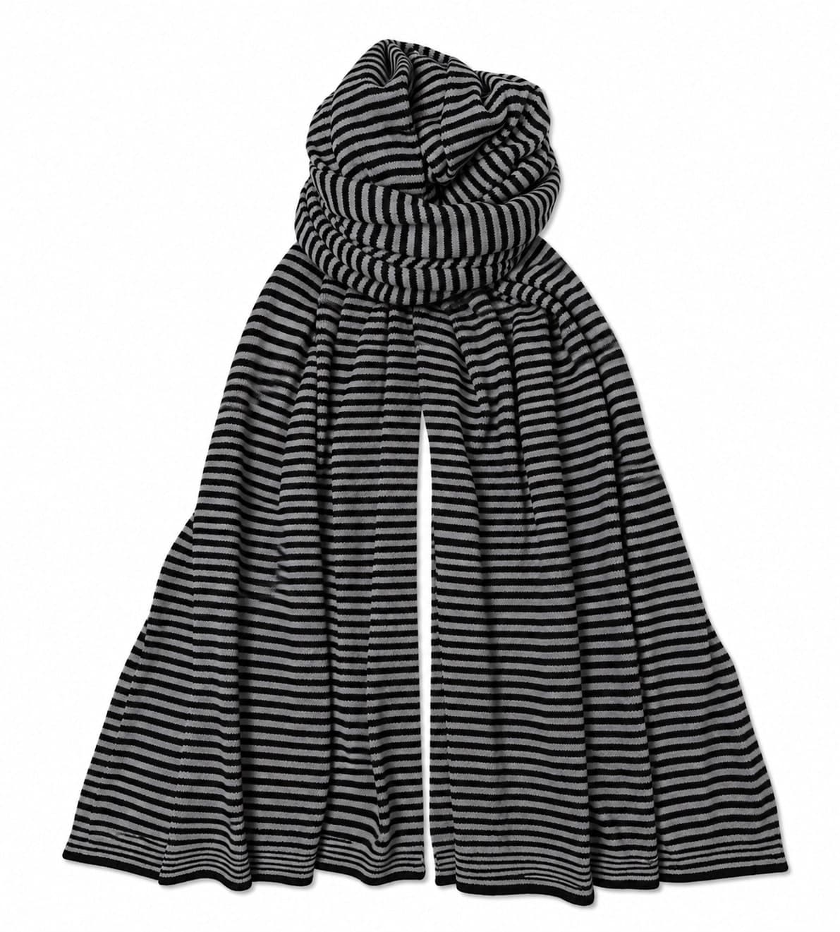 Cashmere Fine Stripe Scarf