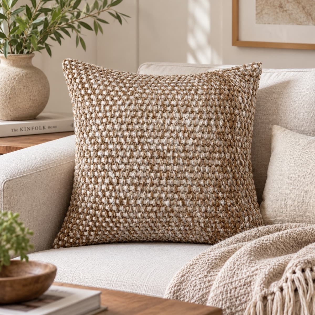 Woven Haven Textured Cushion