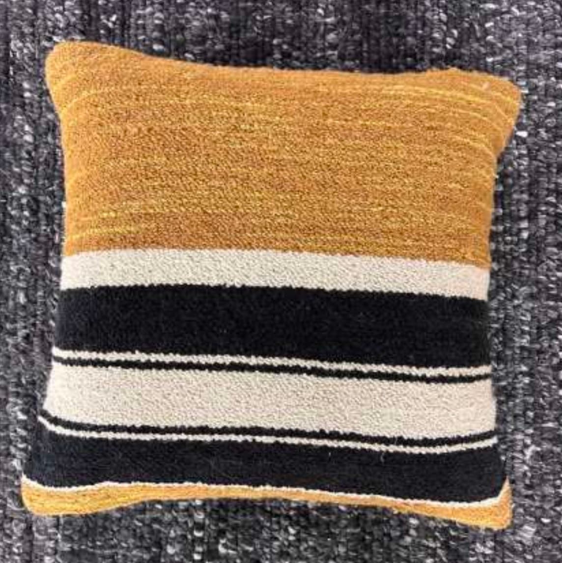 Golden Nomad Stripe Cushion