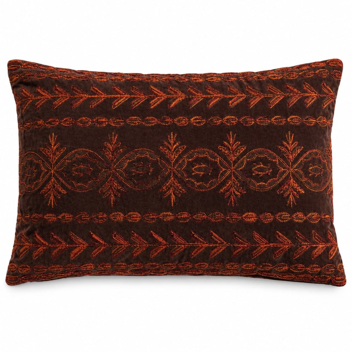 Ember Vine Velvet Cushion Cover