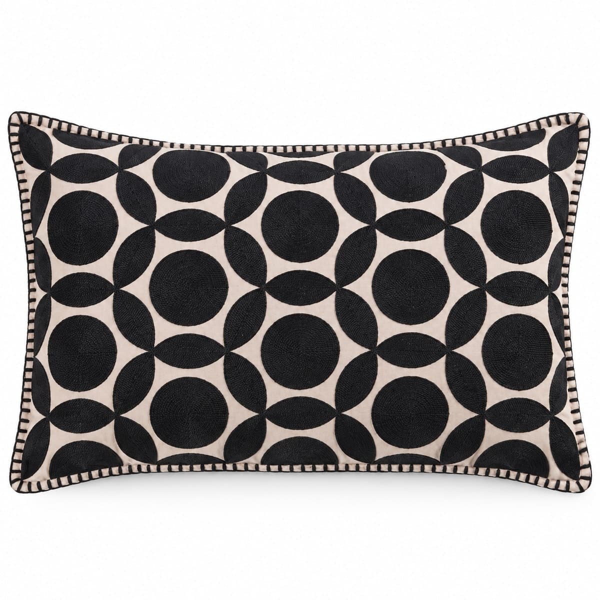 Midnight Petal Velvet Cushion Cover
