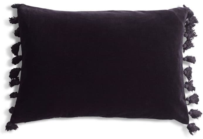 Amber Luxe Velvet Tassel Cushion Cover