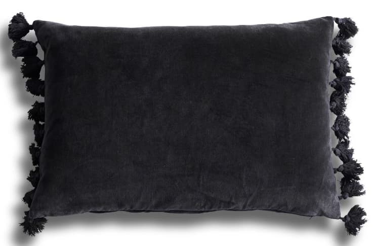 Amber Luxe Velvet Tassel Cushion Cover
