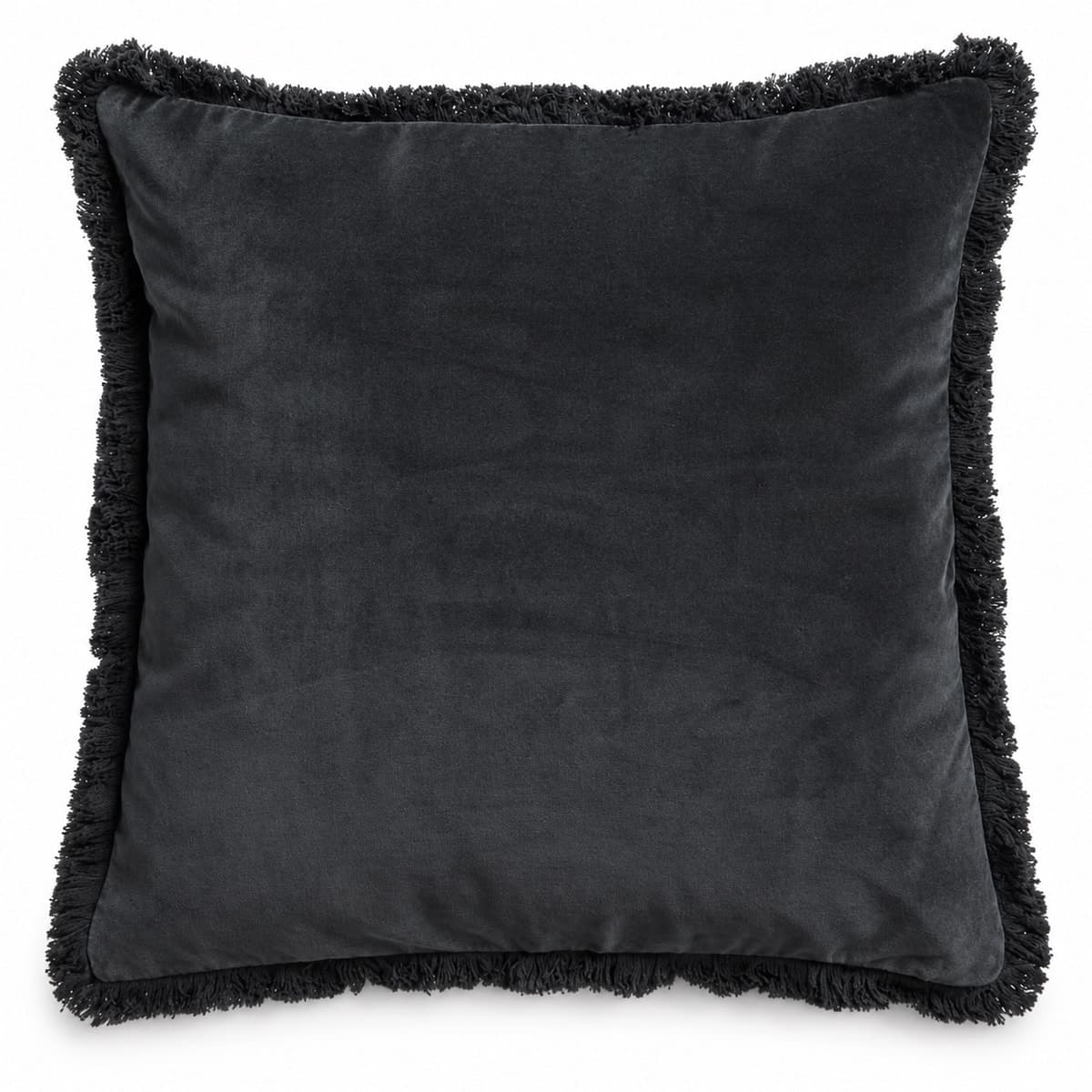 Velvet Fringe Cushion Cover