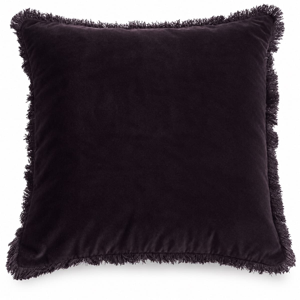 Velvet Fringe Cushion Cover