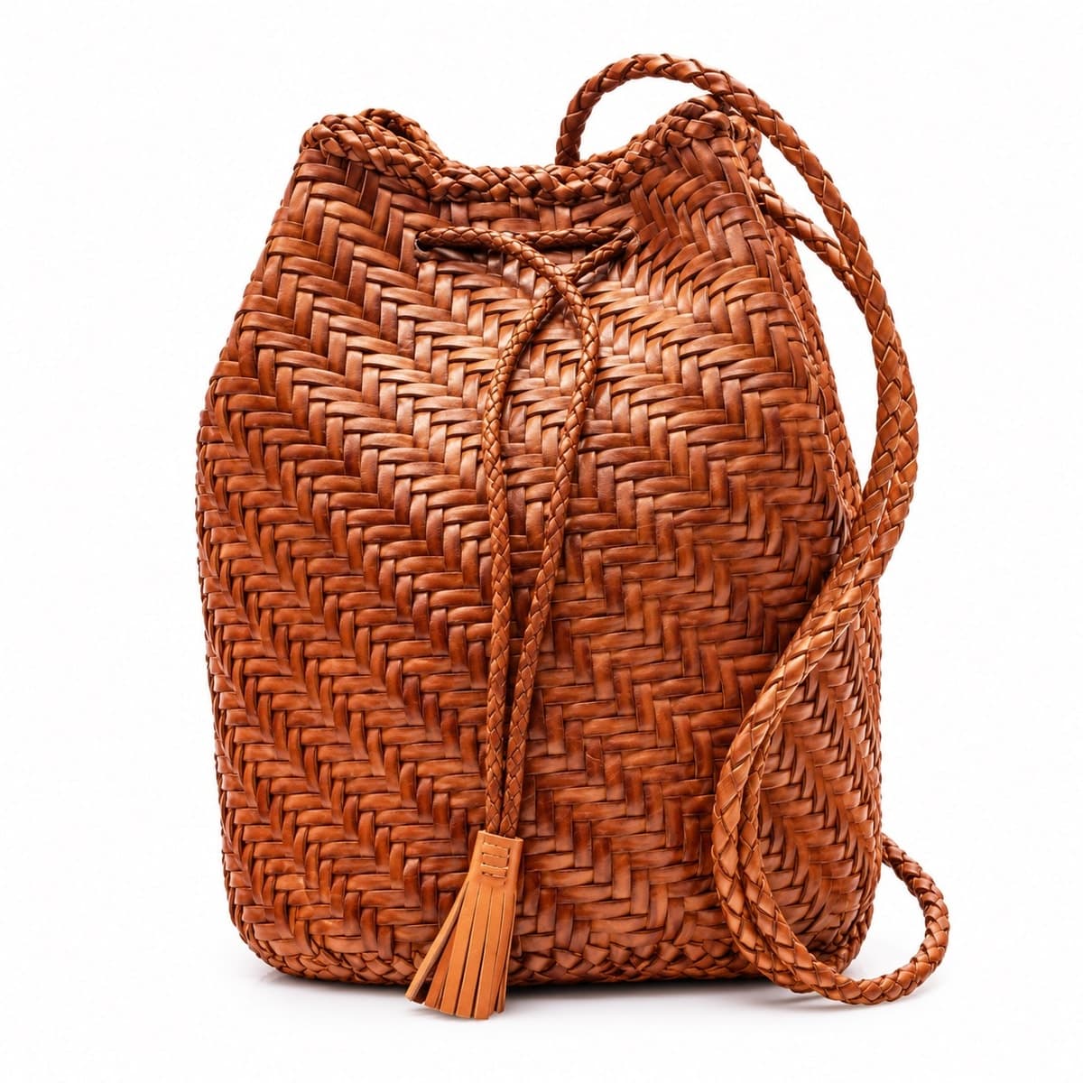 Mini Woven Basket Sling Bag