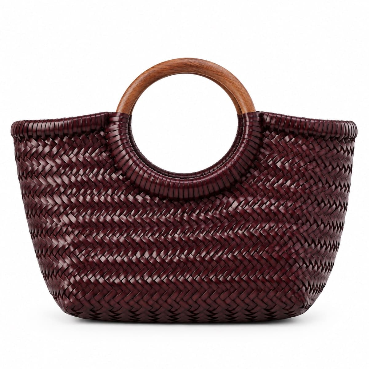 GAMBINO Handwoven Genuine Leather Clutch