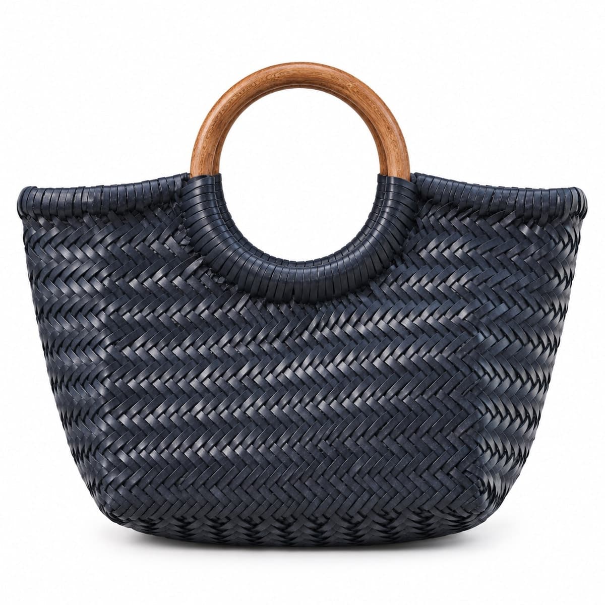 GAMBINO Handwoven Genuine Leather Clutch