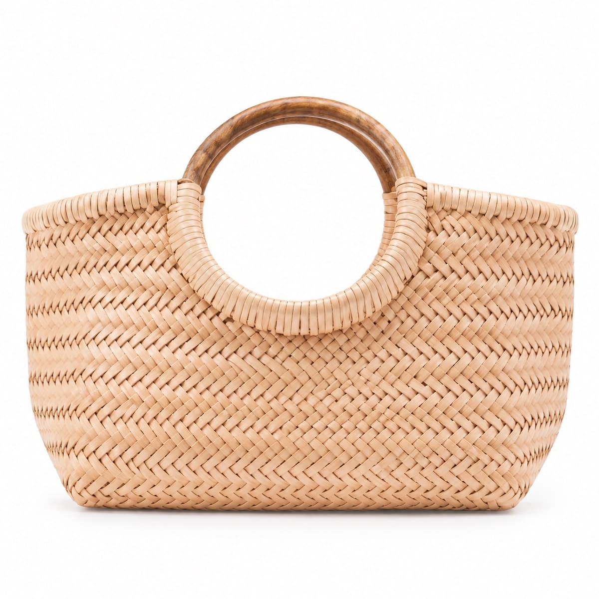 GAMBINO Handwoven Genuine Leather Clutch