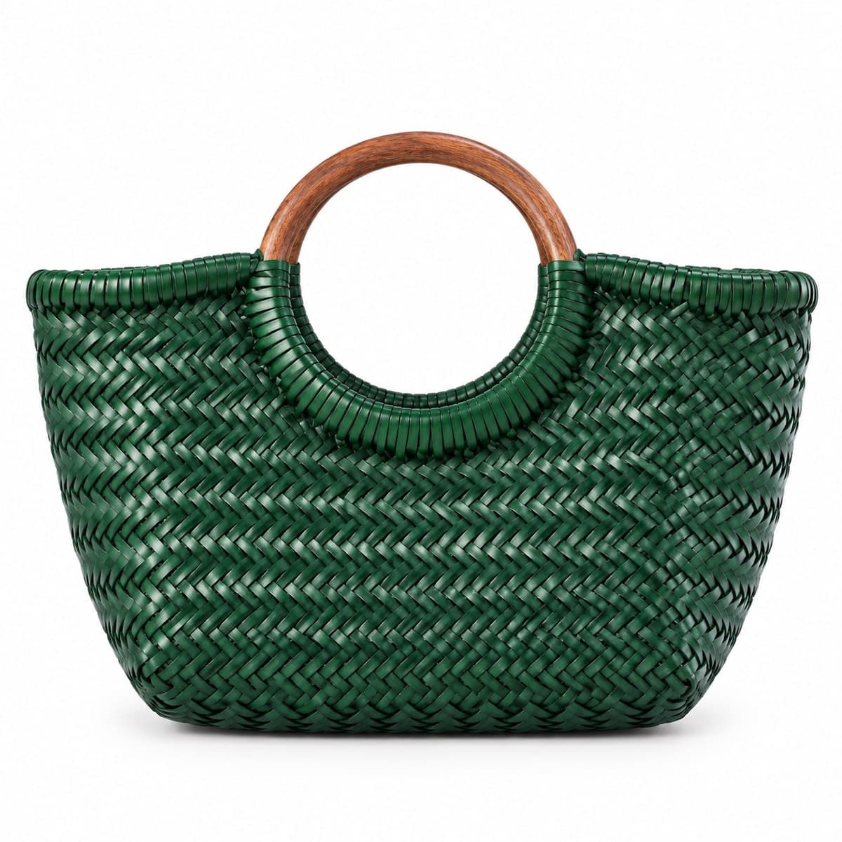 GAMBINO Handwoven Genuine Leather Clutch