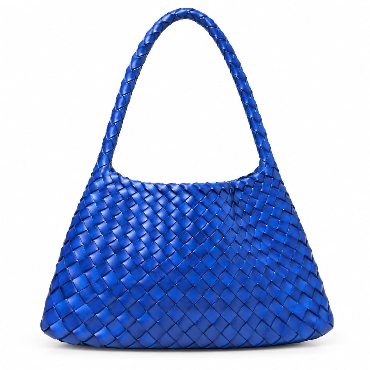 GAIA Handwoven Genuine Leather Single Handle Bag