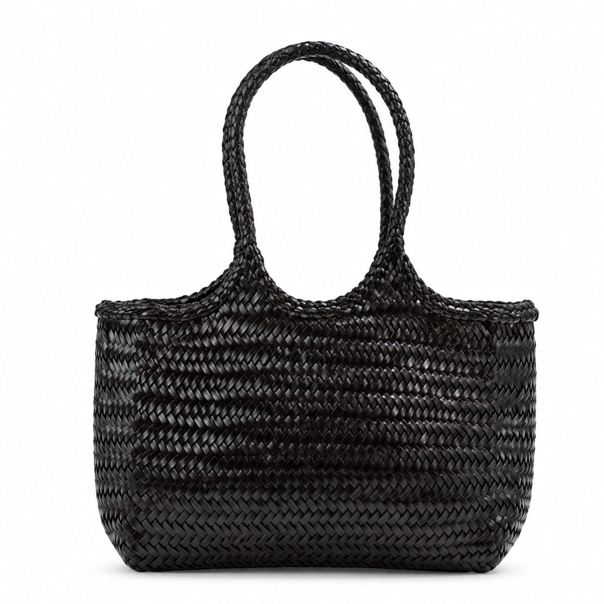 FOYER Medium Handwoven Genuine Leather Bag