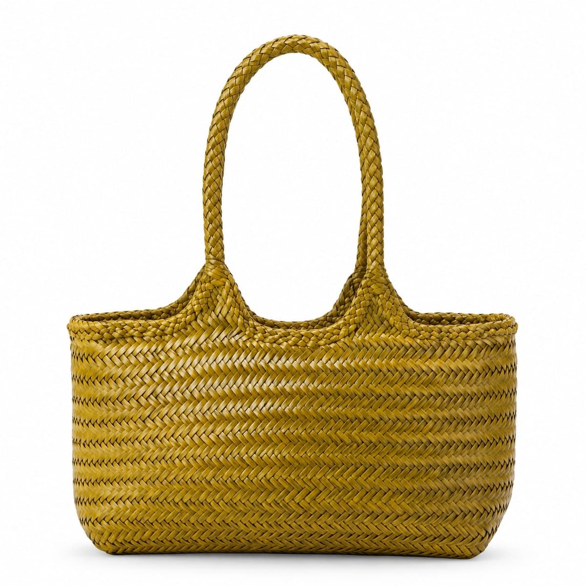 FOYER Medium Handwoven Genuine Leather Bag