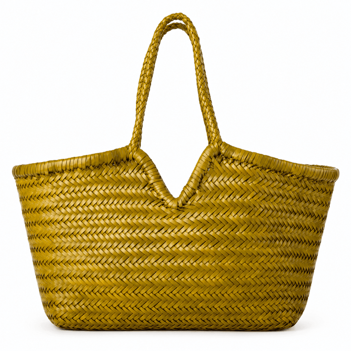 Premium Handwoven Genuine Leather Tote