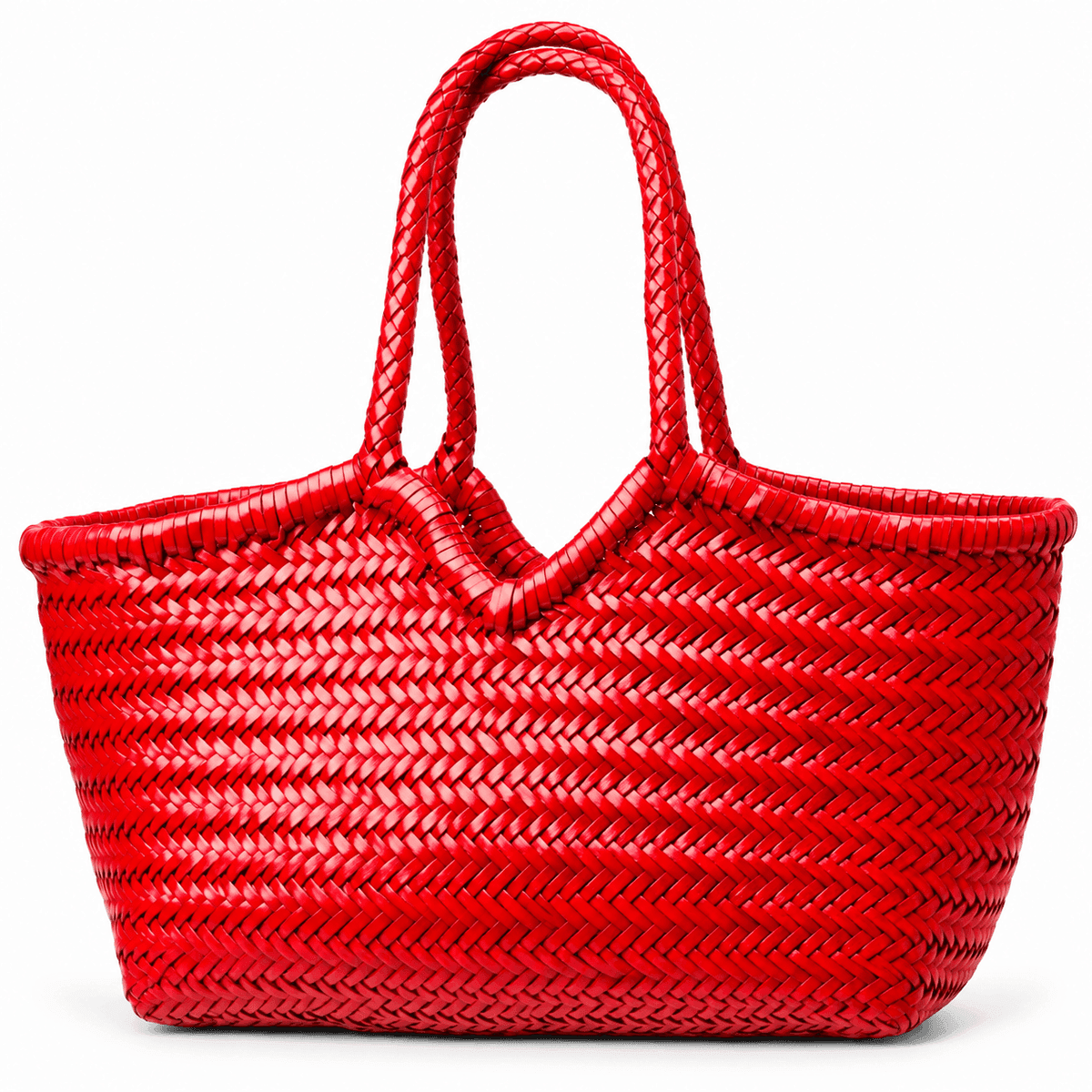 Premium Handwoven Genuine Leather Tote