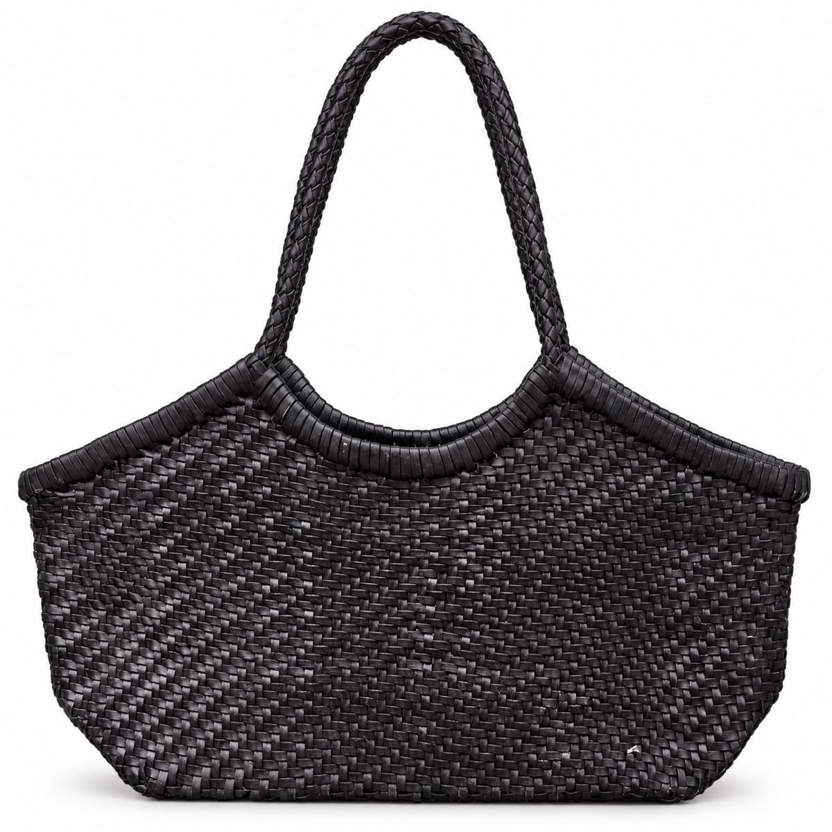 Noir Artisan Handwoven Tote