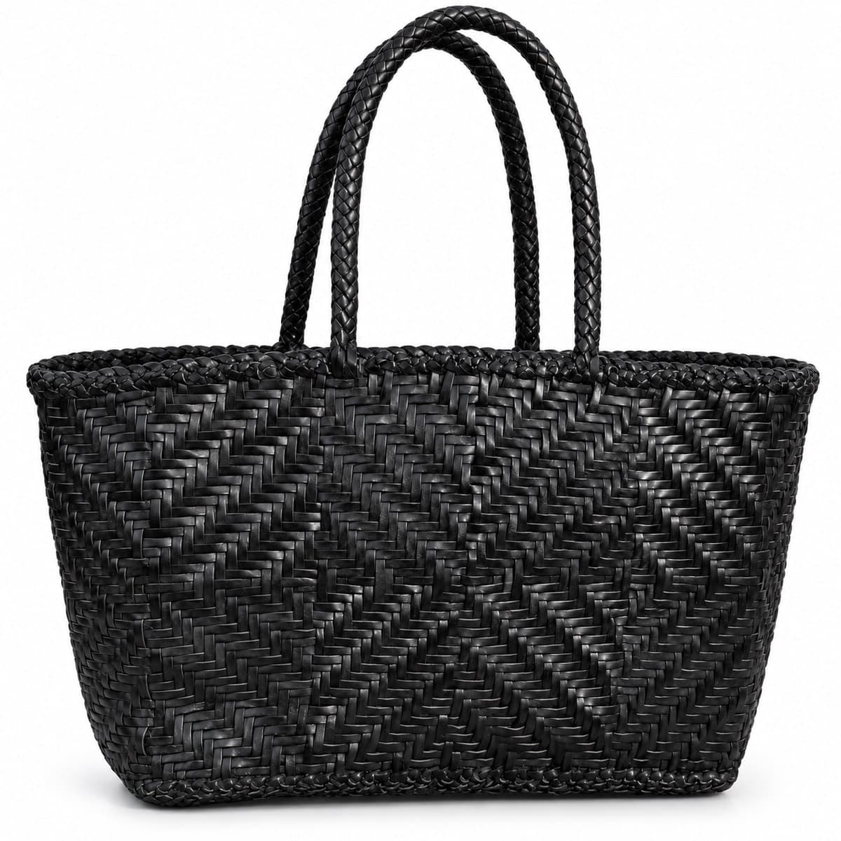 Heritage Herringbone Artisan Tote