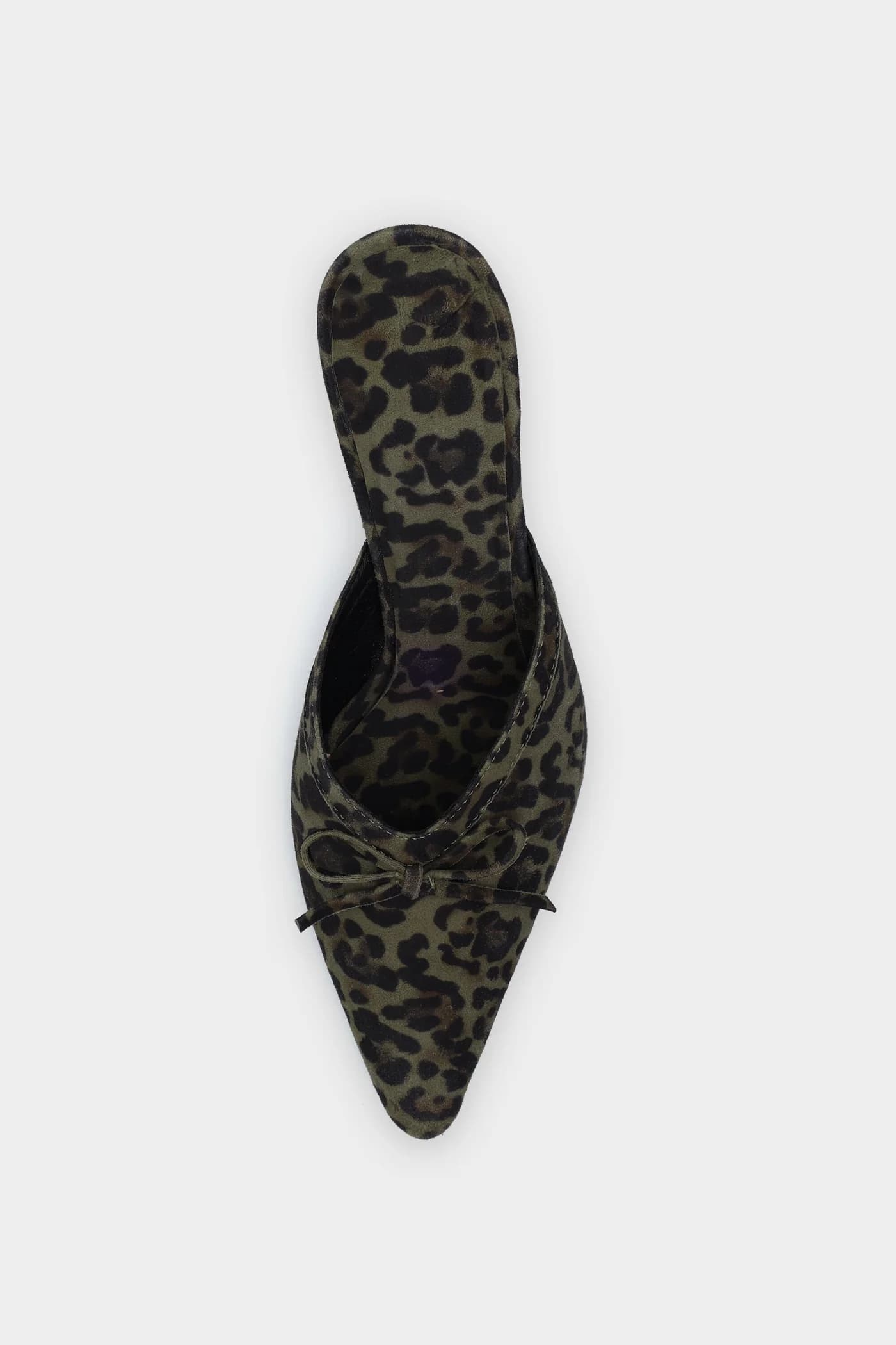 Taupe Snake-Effect Ballerinas - Copy